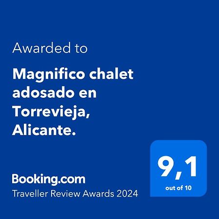 Magnifico Chalet Adosado En Torrevieja, Alicante. Esterno foto